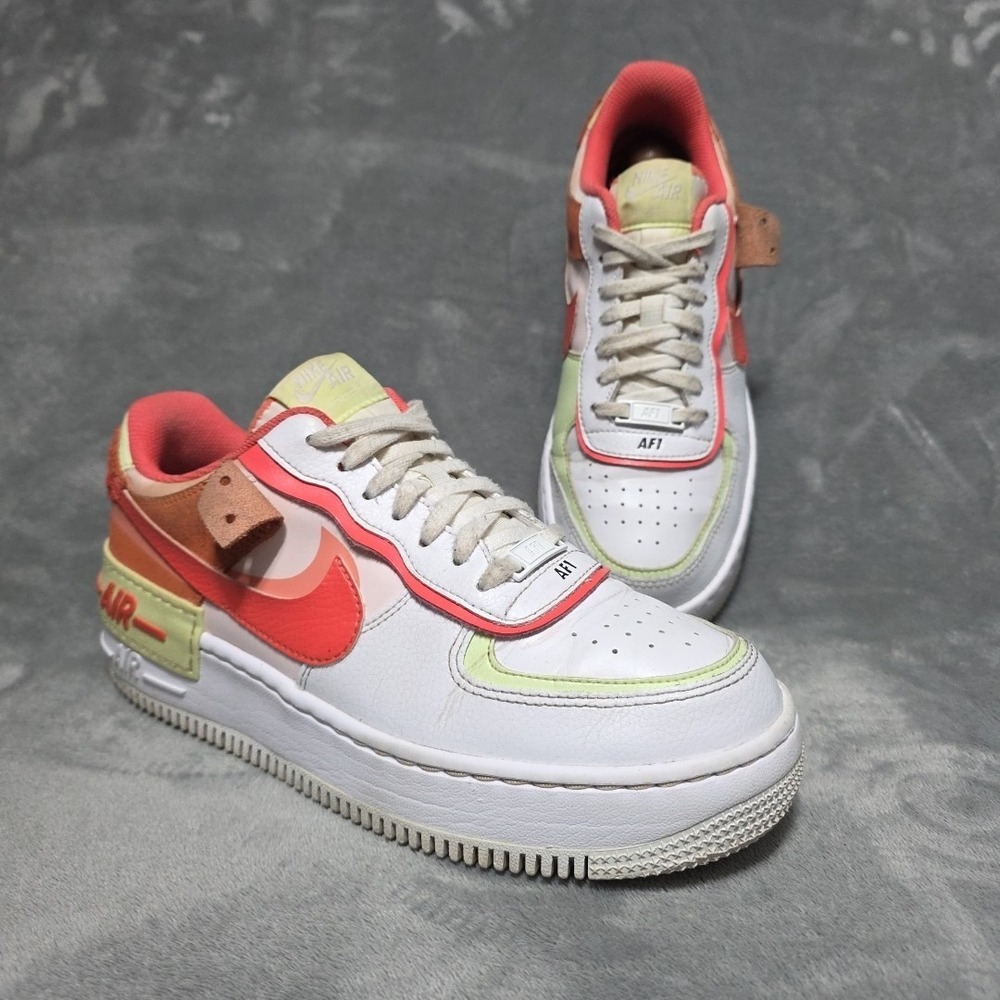Size 8.5 - Nike Air Force 1 Shadow White Magic Ember W - Picture 7 of 8